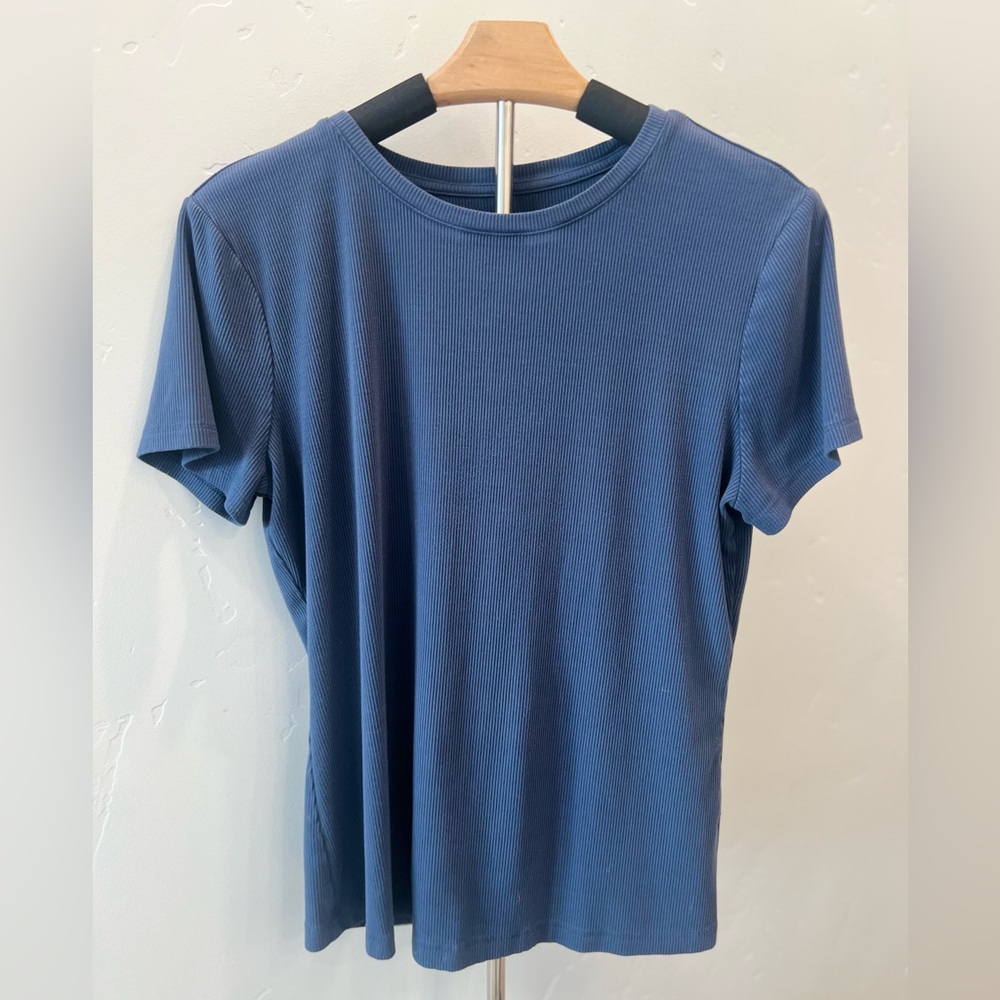 Nine West Navy Short Sleeve Tee